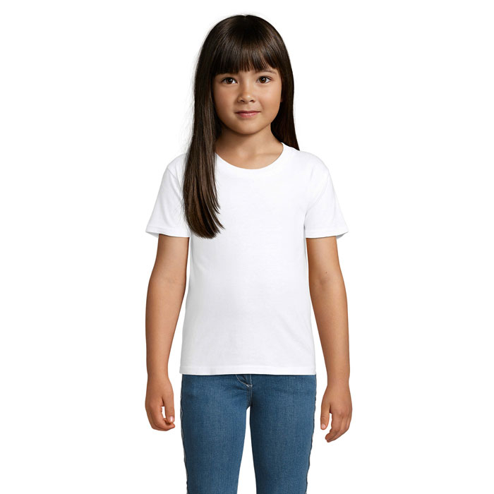Tshirt publicitaire coton bio enfant 150g - CRUSADER Blanc 1